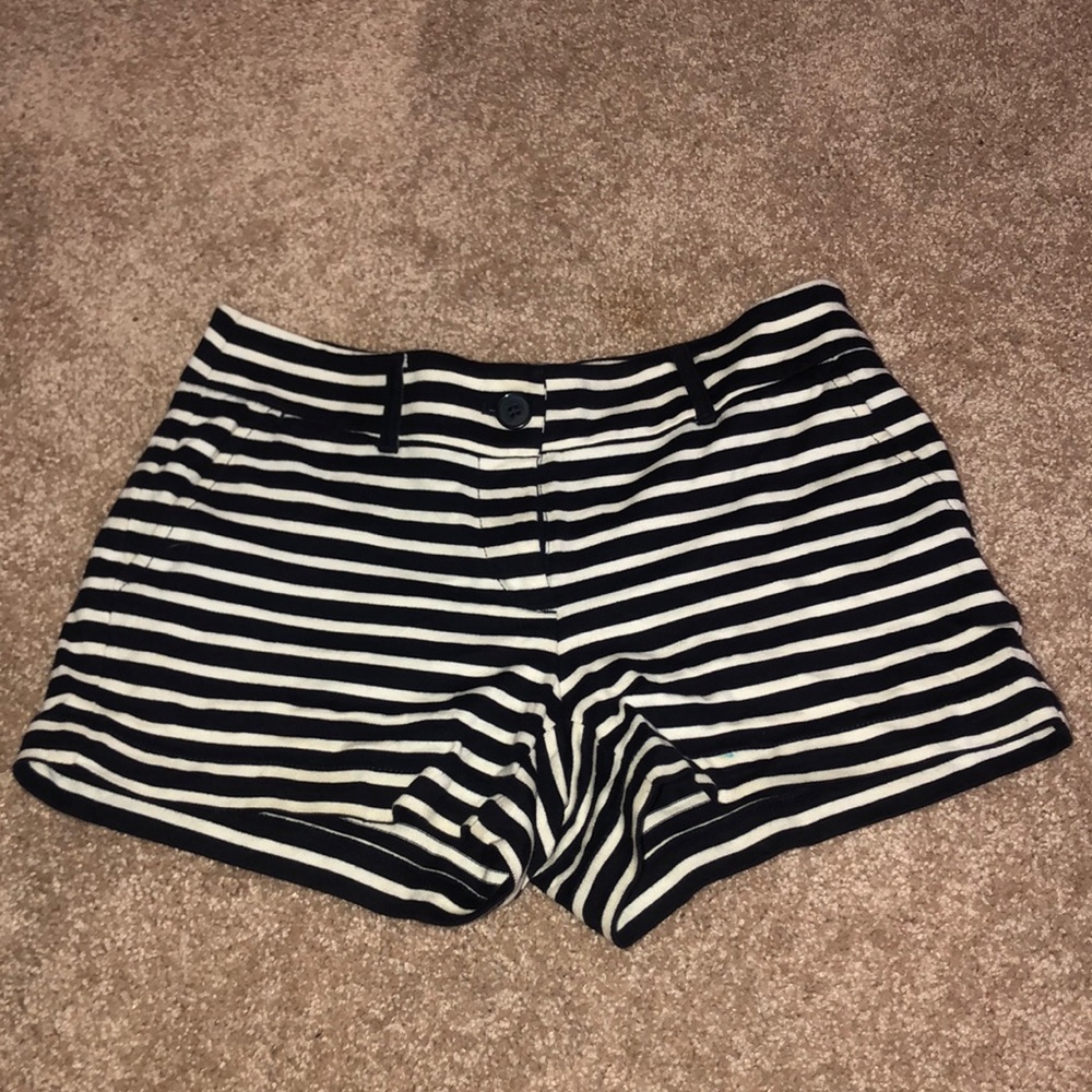 LOFT stripped shorts